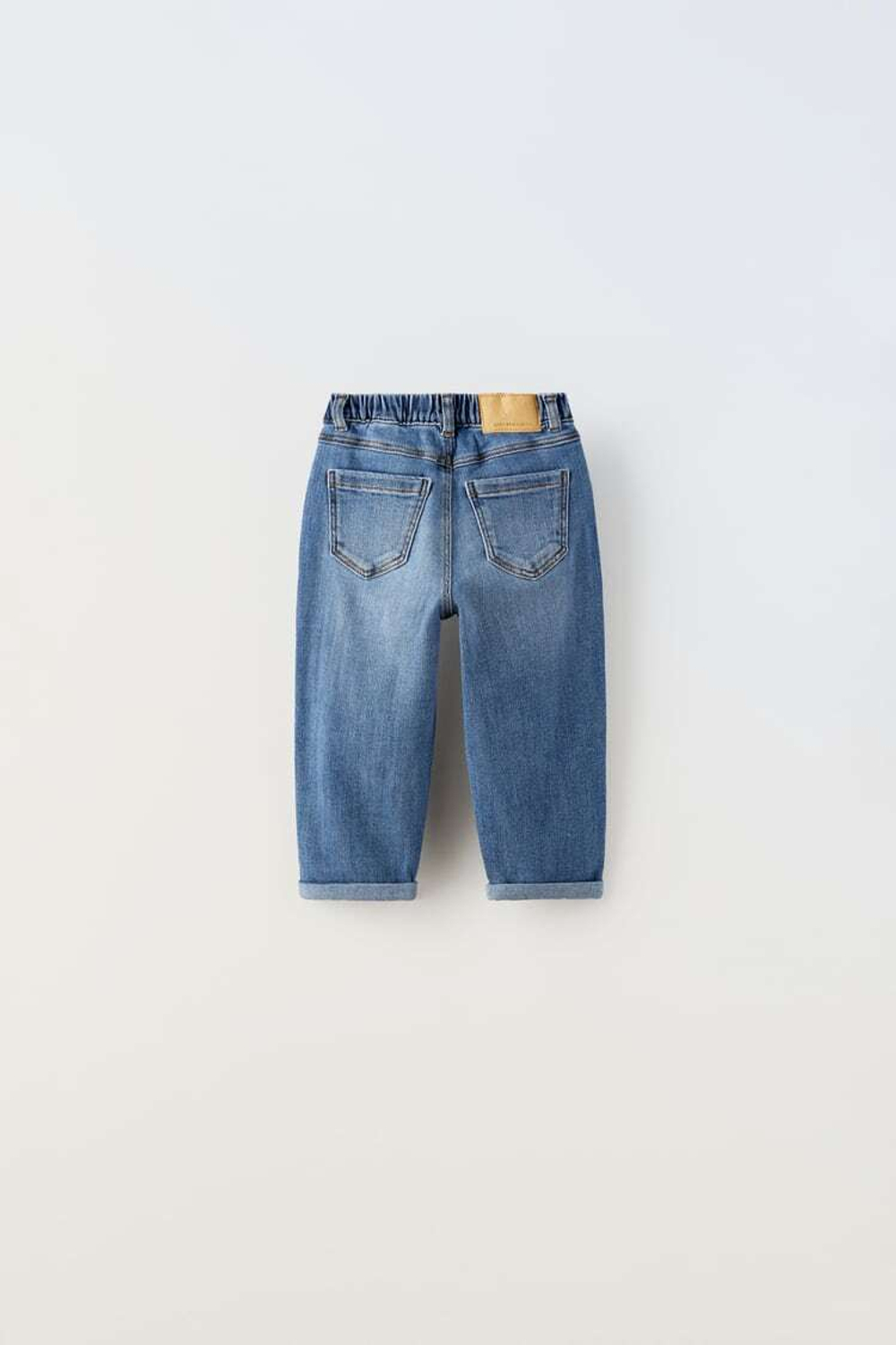 ZARA ДЖИНСЫ RELAXED COMFY, ВЫЦВЕТШИЙ СИНИЙ