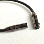 DAXX R390 Балансный 1XLR-1XLR кабель (папа-мама) из посеребренной монокристаллической меди. High Grade D=9mm (1шт.)