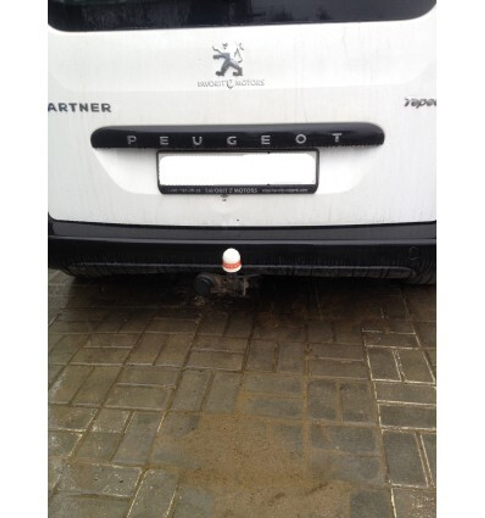 Фаркоп Peugeot Partner L1 2008-2018, 2018-, Citroen Berlingo L1 2008-2018, 2018-, Toyota Proace City L1 2019-, Opel Combo L1 2018-, Peugeot Rifter L1 2019-, условно-съемный,(без электрики) Трейлер.9510