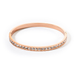 Браслет Coeur de Lion Crystal-Rose gold 17 см 0131/33-1822