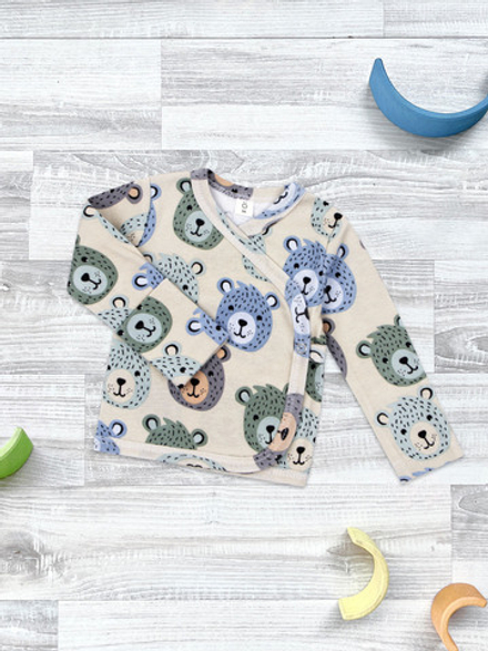 Распашонка Mjölk Grizzly Bears