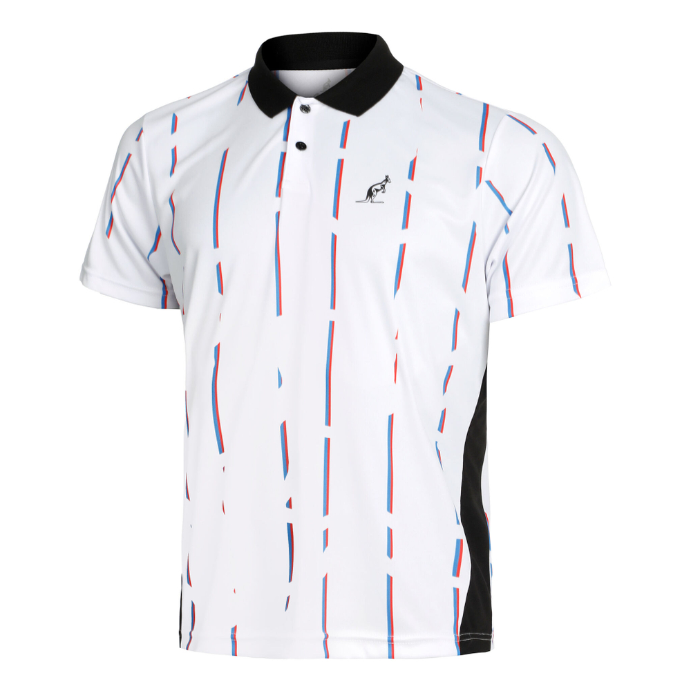 Мужское теннисное поло Australian Stripe In Ace Polo Men - White