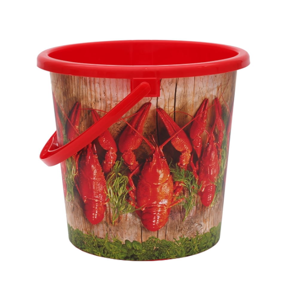 Ведро пластиковое 10л. "Раки"