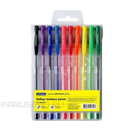 Ручки письменные гелевые в наборах