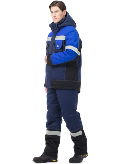 Костюм зимний "Виват NEW" брюки (синий/василек/черный)