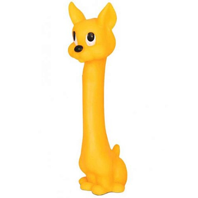 Игрушка "Кошка длинная шея" 20 см (винил) - для собак (Triol)