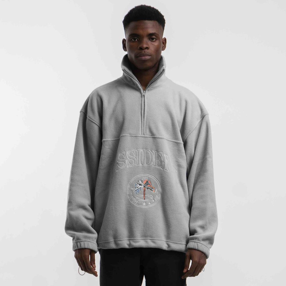 Толстовка Dissident флисовая DZ AW24 серая