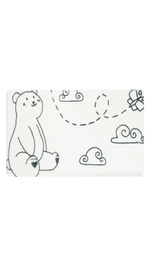 "TEDDY AIR" Коврик для ванной 1-ый белый (50х80см) FX-6001T