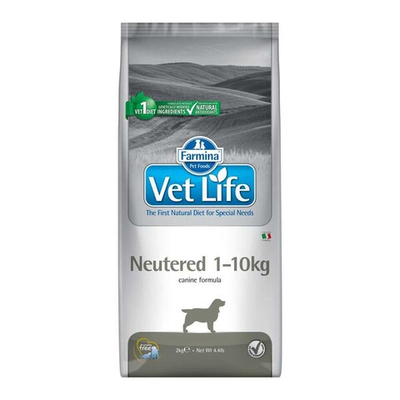 Farmina Vet Life Dog Neutered 1-10кг - корм диета для собак стерилизованных и кастрированных весом до 10 кг