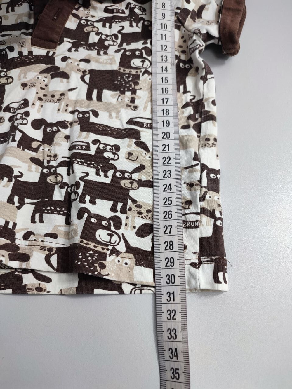 Футболка H&M с собачками на 6/9 месяцев