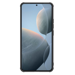 Чехол усиленный от Nillkin c встроенным круглым магнитом для Xiaomi Poco F6 Pro, серия Super Frosted Shield Pro Magnetic Case