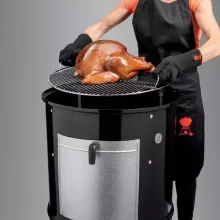 Гриль-коптильня угольная Weber Smokey Mountain Cooker, 47 см, чёрный