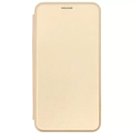 Чехол книжка Xiaomi Redmi 9 с силиконовой вставкой gold