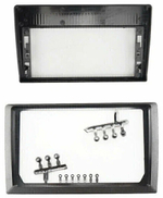 Магнитола для Mitsubishi Pajero 3, Montero 3 1999-2006 (рамка дерево) - FarCar монитор 12.3" 2K QLED на Android 14, TS10, CarPlay, 4G SIM-слот