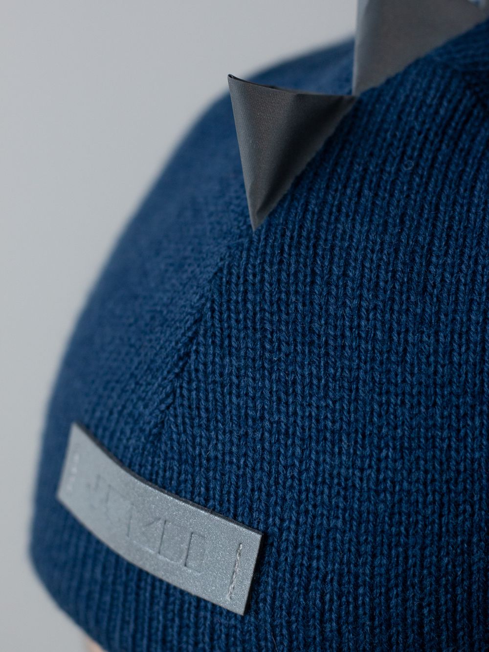 Шлем зимний вязаный (Индиго) ОРЕО