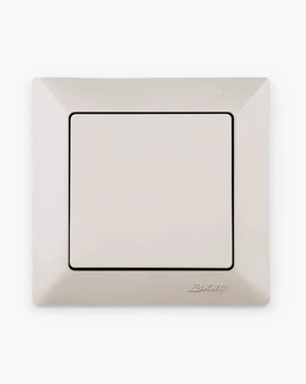Выключатель Zacru "CLASICO", встраиваемый, антикорозийное покрытие, цвет слоновая кость