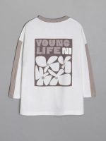 Лонгслив для девочки оверсайз