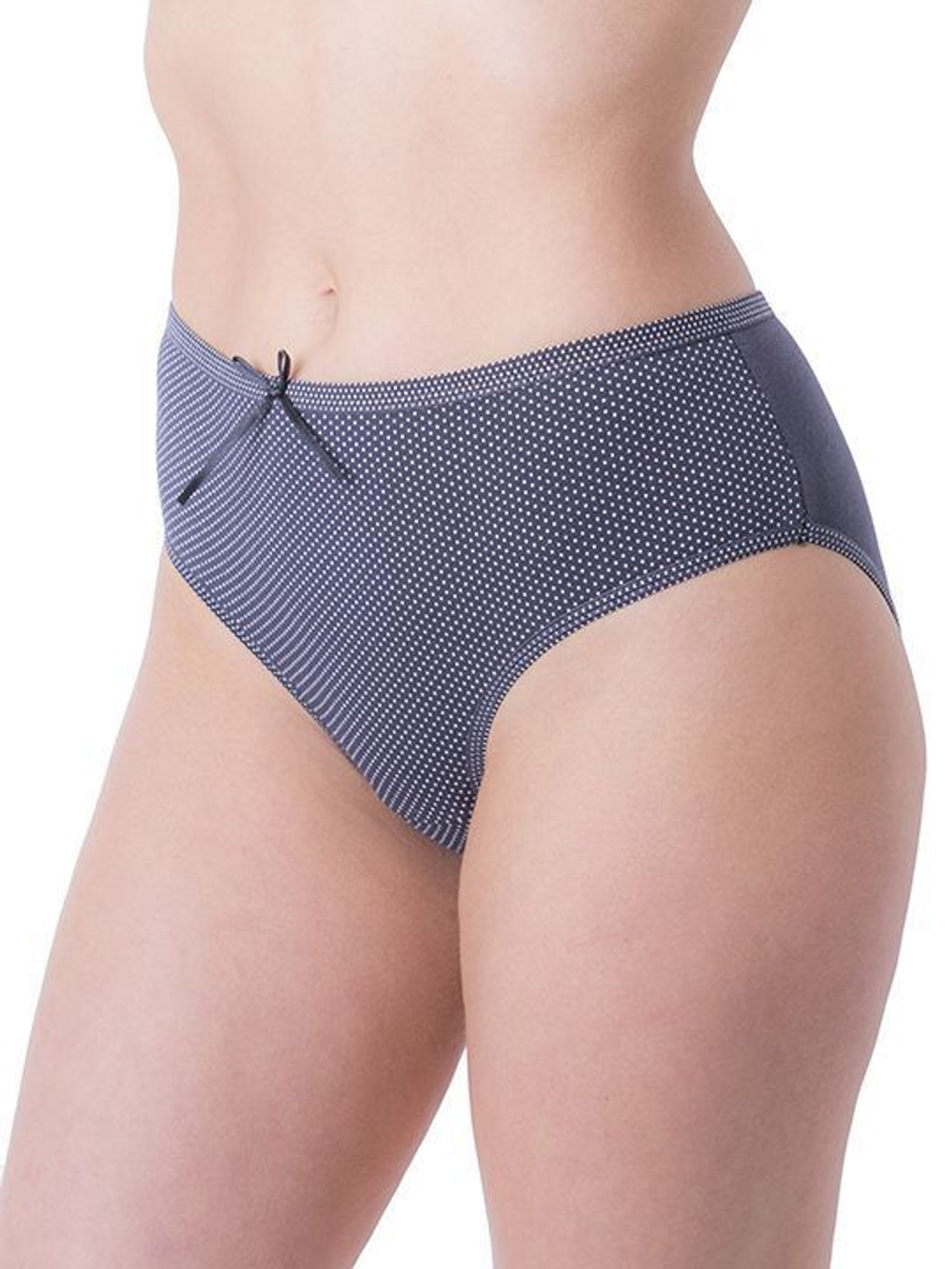 Трусики-слипы с принтом в горошек (Размер: XL) (Цвет: грязно-розовый)