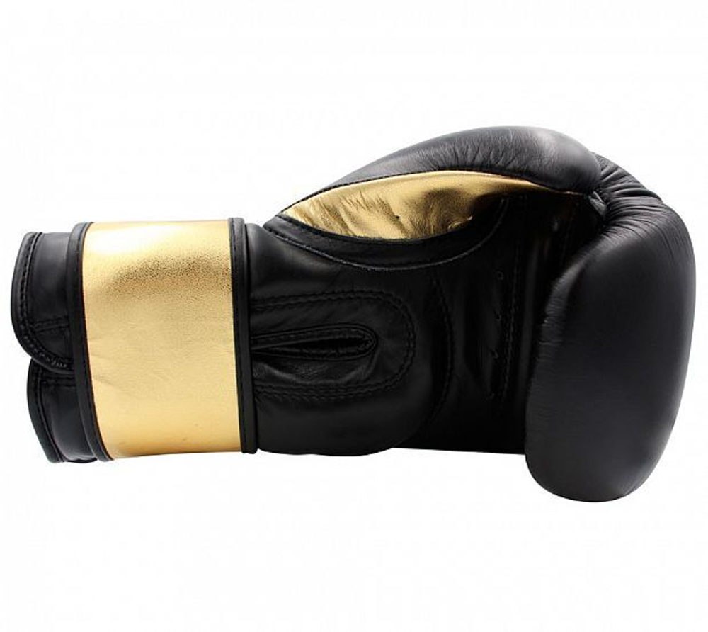 Перчатки боксерские Speed Pro черно-золотые adiSBG350PRO