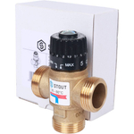 STOUT Термостатический смесительный клапан для систем отопления и ГВС 1" НР 35-60C Kvs 2,5
