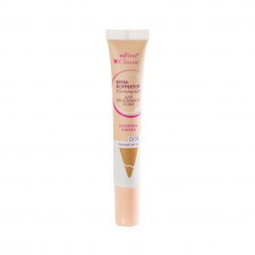 Белита Крем-корректор тональный Тон 003 легкий загар туба Classic для проблемной кожи 20 мл.