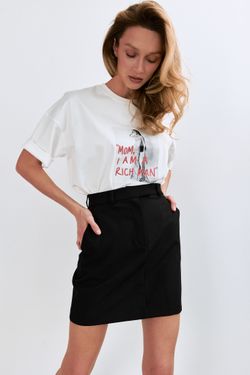 Юбка мини черная