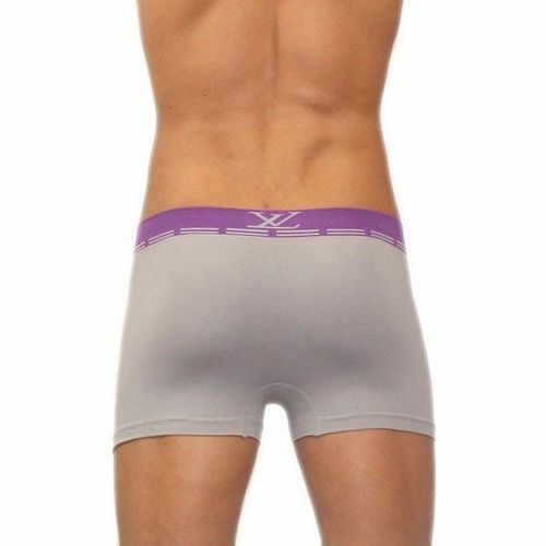 Мужские трусы боксеры серые бесшовные Louis Vuitton