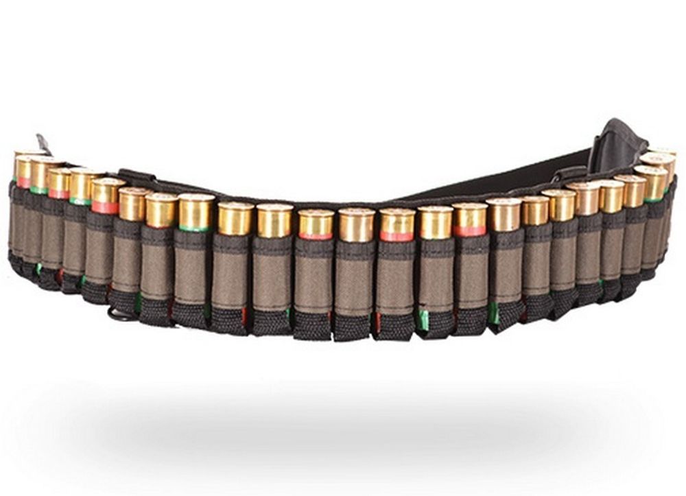 Патронташ К-20 на 26 патронов открытый (хаки)