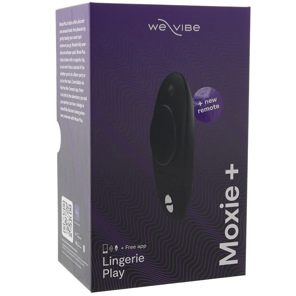 Черный вибратор в трусики We-Vibe Moxie+