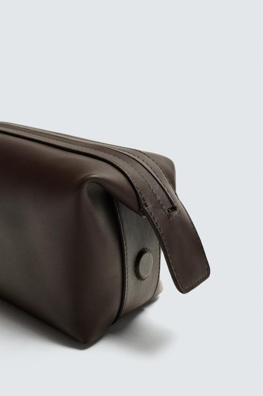 ZARA КОЖАНАЯ КОСМЕТИЧКА, КОРИЧНЕВЫЙ