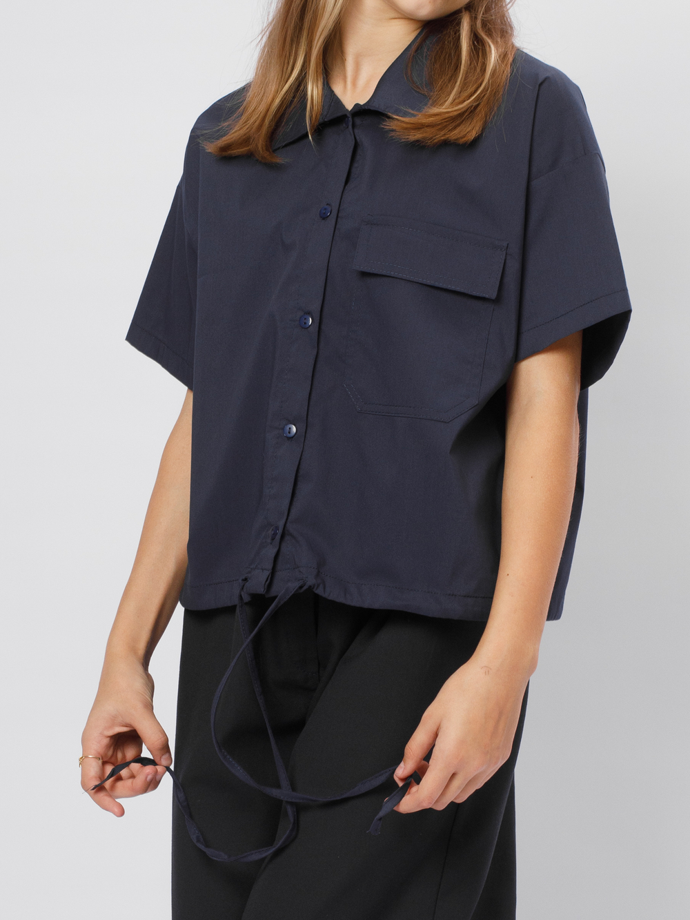 Рубашка школьная "Сапфир"