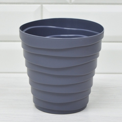 Кашпо Бархан 3,5л, антрацит