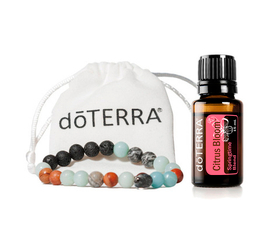 Набор «Лето в городе» doTERRA аромабраслет + масло "Цитрус Блум", 15 мл