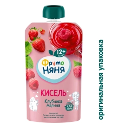 Фрутоняня кисель клуб-малина 130 мл