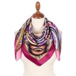 Павловопосадский платок Зонтики 1163-3