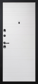 Квартирная металлическая дверь с внутренним открыванием - 1000