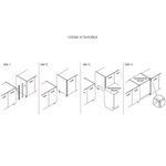 Комплект защитных профилей для посудомоечной машины h=720 мм,отделка алюминий анодированный ВЫВЕДЕНО