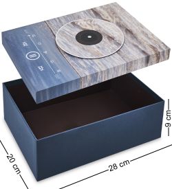 WF-169/3-B Коробка бол., голубой