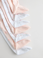 Комбинезон / Cлип для малышей Next H44-212, 7 шт., Белый, Розовый