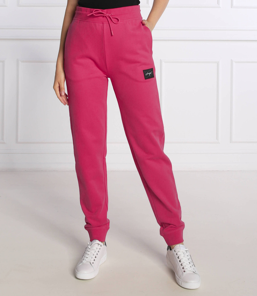 спортивные штаны easy jogger_1 HUGO - розовый(50485414)