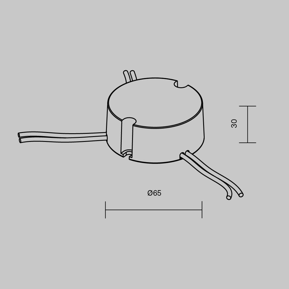 Источник тока (драйвер) 25Вт 10-42В Maytoni Dali Lighting control 721031