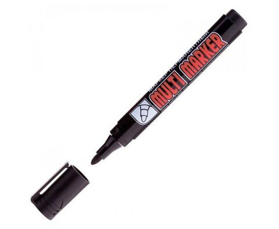 Перманентный маркер Munhwa Crown Multi Marker черный, пулевидный, 3мм CPM-800