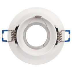 Светильник встраиваемый декоративный ЭРА KL103 WH под лампу MR16 GU5.3 белый