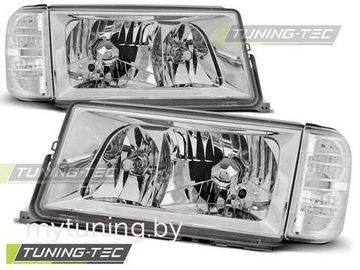 Передние фары chrome для Mercedes C W201