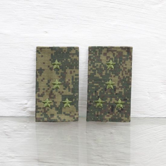 Фальшпогоны "ВКБО (ВКПО)" олив. (Капитан)