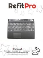 Верхняя панель с клавиатурой (топкейс) для ноутбука Lenovo Legion Y530-15ICH-1060 81LB раскладка - русская, с подсветкой, чёрный (5CB0S91808)+R+, оригинал