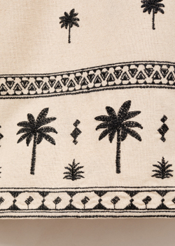 Прямые брюки с вышивкой