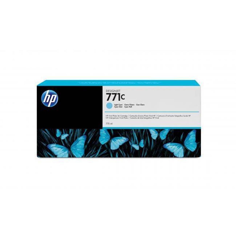 Картридж HP 771C B6Y12A струйный светло-голубой (775 мл)