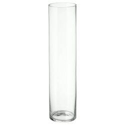 IKEA CYLINDER  (ИКЕА СЙЛИНДЕР)  -  Ваза, прозрачное стекло, 68 см