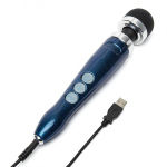 Синий беспроводной вибратор-вонд 28см Doxy Die Cast 3R Massage Wand Blue Flame
